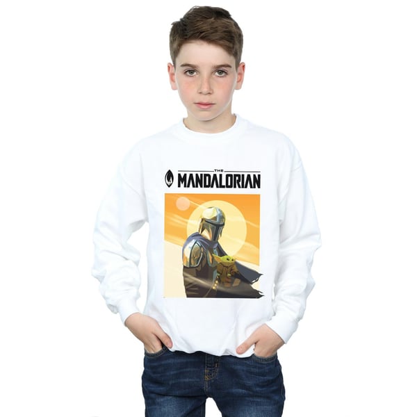 Star Wars Boys The Mandalorian The Child Two Moons Sweatshirt