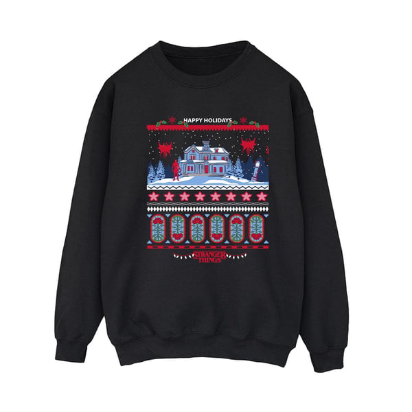 Netflix Dam/Dam Stranger Things Fair Isle Tröja