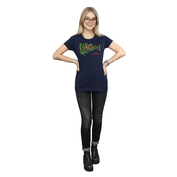 National Lampoon´s Christmas Vacation Womens/Ladies Squirrel Tree Cotton T-Shirt