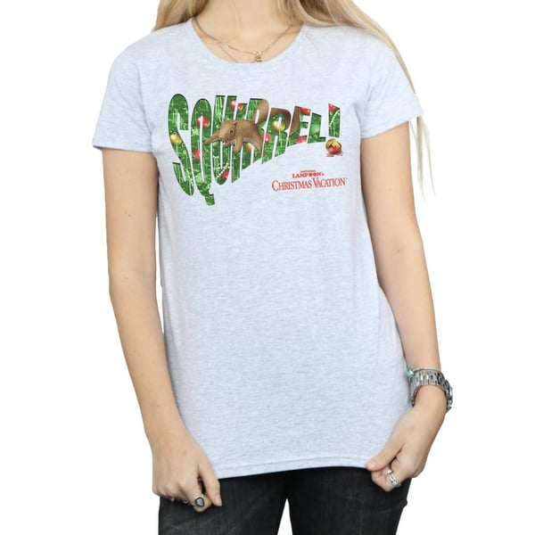 National Lampoon´s Christmas Vacation Womens/Ladies Squirrel Tree Cotton T-Shirt