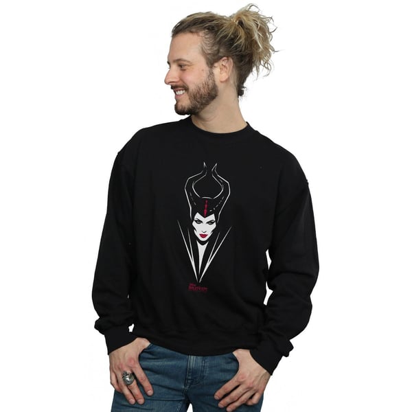 Disney Mens Maleficent Mistress Of Evil Face Sweatshirt