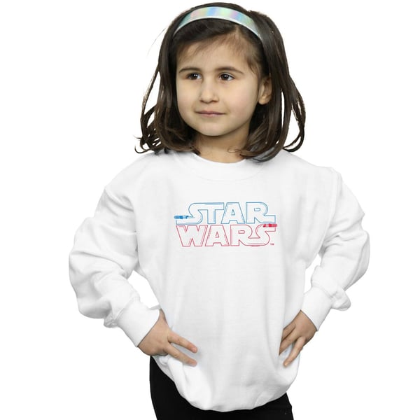 Star Wars Tyttöjen Valosapeli Logo Collegepaita