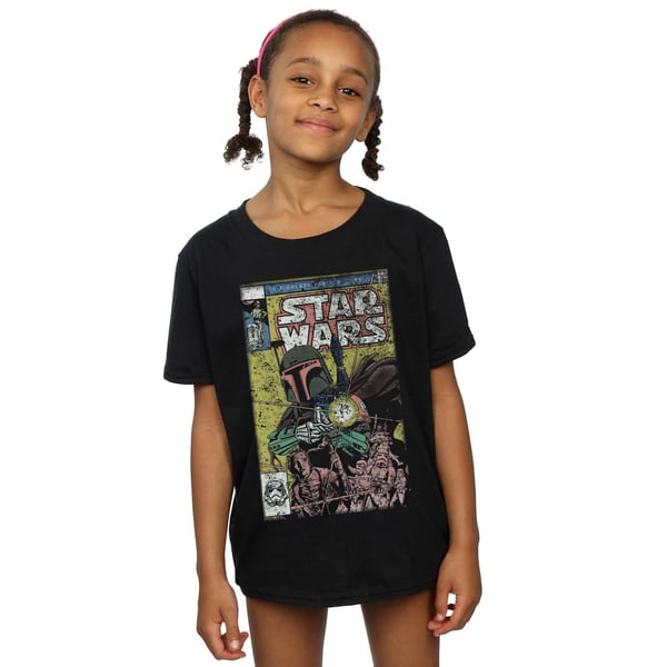 Star Wars Girls Boba Fett Comic Cotton T-Shirt