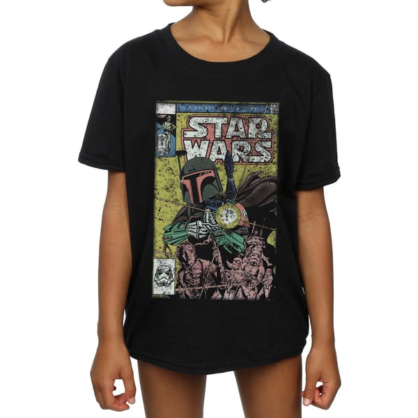 Star Wars Girls Boba Fett Comic Cotton T-Shirt