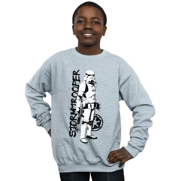 Star Wars Boys The Mandalorian Splat Stormtrooper Sweatshirt