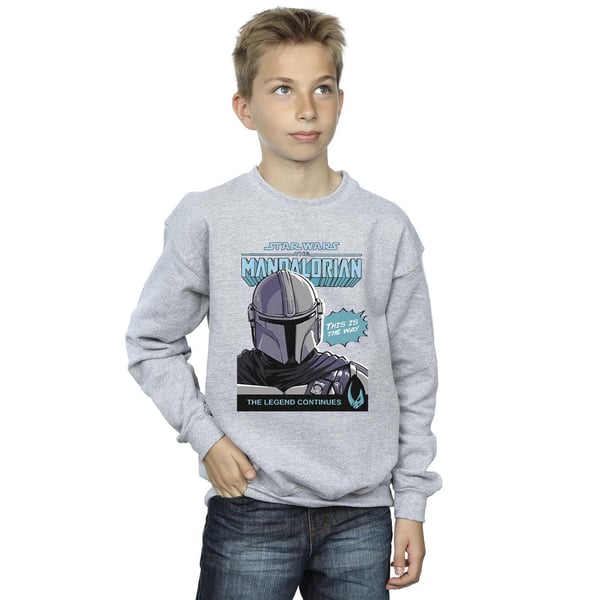 Star Wars The Mandalorian Boys Mando Comic Cover Sweatshirt