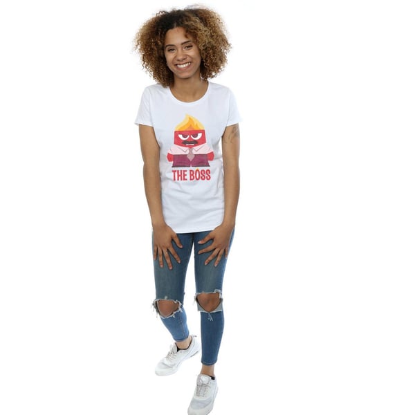 Disney Womens/Ladies Inside Out Anger The Boss Cotton T-Shirt