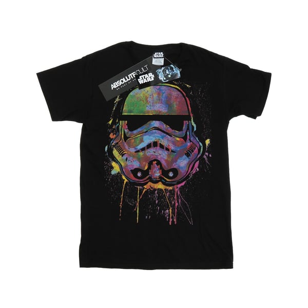 Star Wars Girls Stormtrooper Paint Splats T-shirt i bomull