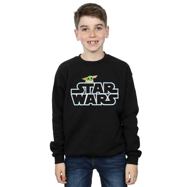 Star Wars Boys The Mandalorian The Child Logo Sweatshirt