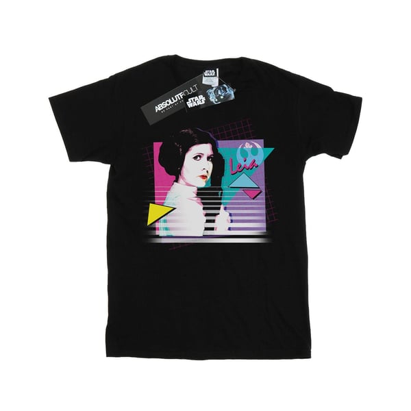 Star Wars Girls Princess Leia Neon Cotton T-Shirt