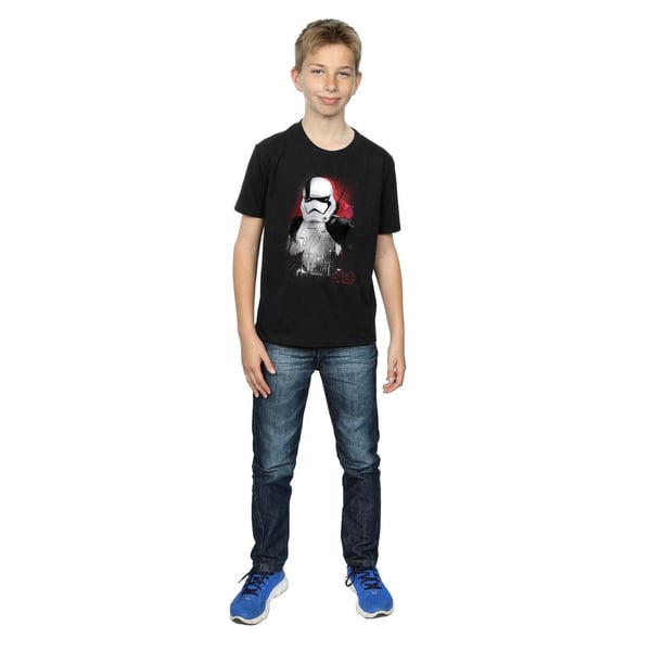 Star Wars Boys The Last Jedi Stormtrooper Brushed T-Shirt