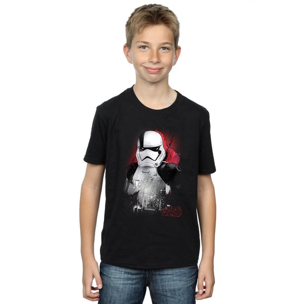 Star Wars Boys The Last Jedi Stormtrooper Brushed T-Shirt
