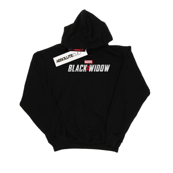 Marvel Womens/Ladies Black Widow Movie Logo Hoodie