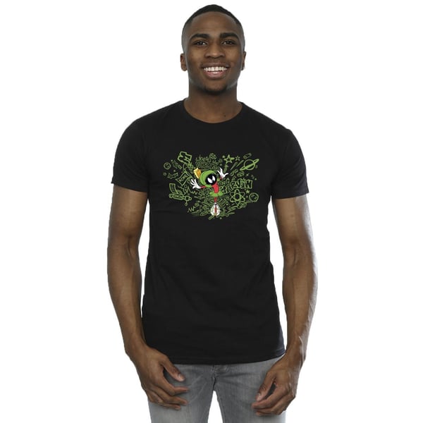 Looney Tunes Mens ACME Doodles Marvin Martian T-Shirt