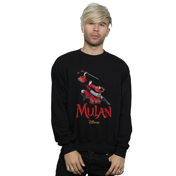 Disney Mens Mulan Movie Pose Sweatshirt