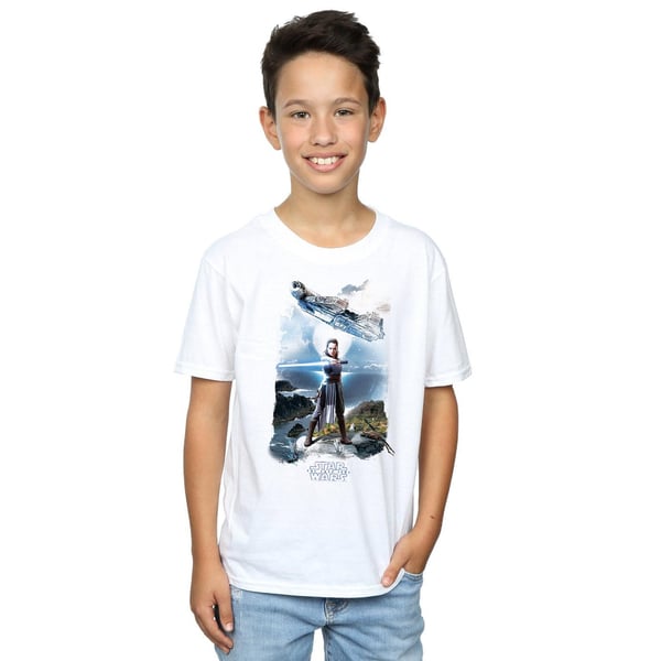 Star Wars Boys The Last Jedi Rey Falcon T-Shirt