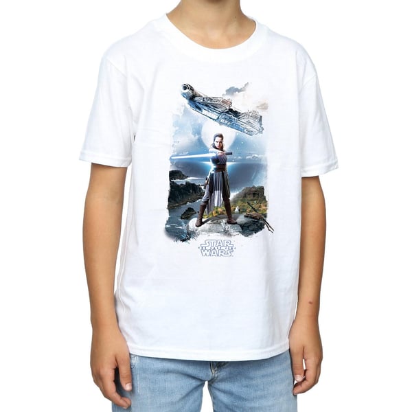 Star Wars Boys The Last Jedi Rey Falcon T-Shirt