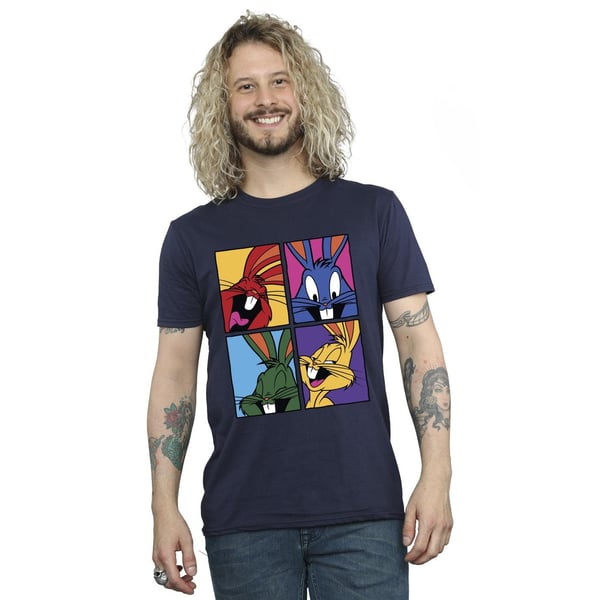 Looney Tunes Mens Bugs Pop Art T-Shirt
