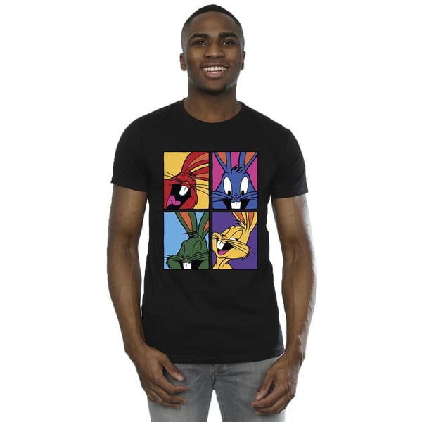 Looney Tunes Mens Bugs Pop Art T-Shirt
