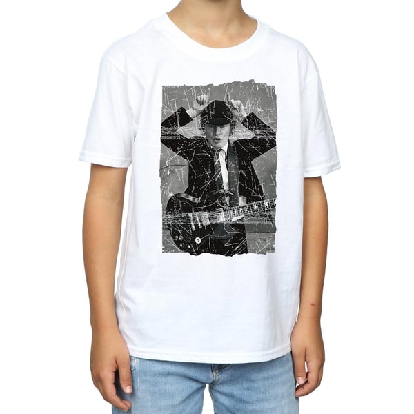 AC/DC Boys Angus Young Distressed Photo T-Shirt