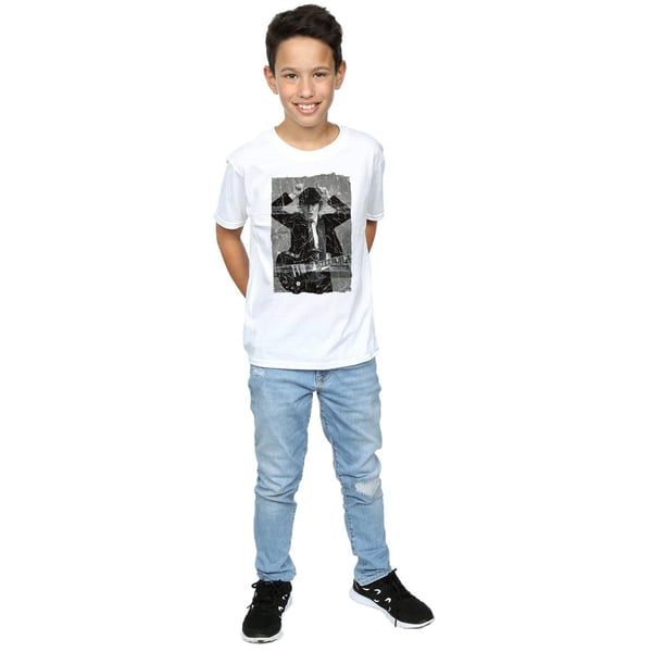 AC/DC Boys Angus Young Distressed Photo T-Shirt