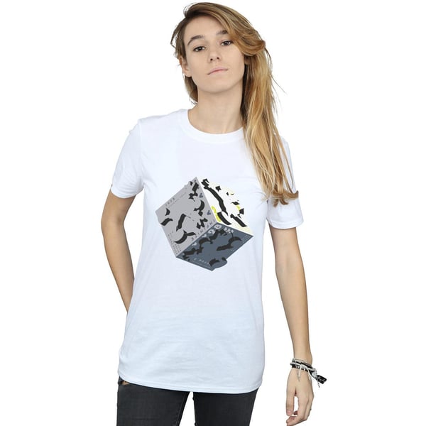 Disney Womens/Ladies Mickey Mouse Cube Cotton Boyfriend T-Shirt