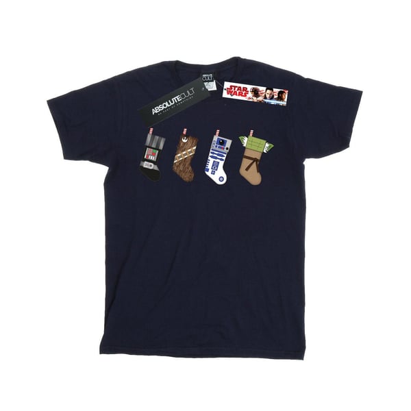 Star Wars Girls Christmas Stockings Cotton T-Shirt