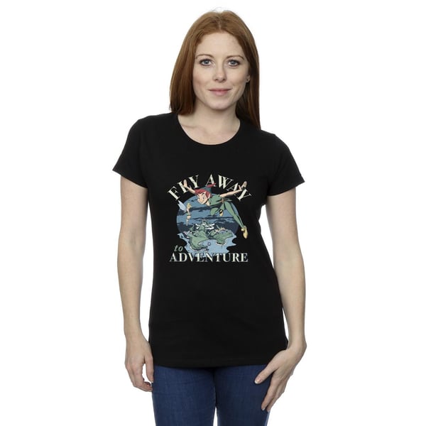 Disney Womens/Ladies Peter Pan Fly Away To Adventure Cotton T-Shirt