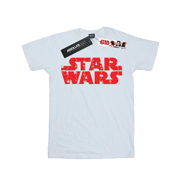 Star Wars Girls Christmas Logo Cotton T-Shirt