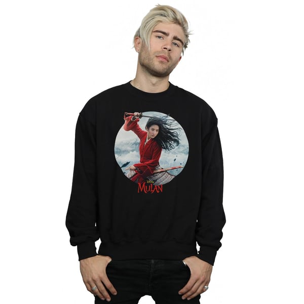 Disney Mens Mulan Movie Sword Poster Sweatshirt