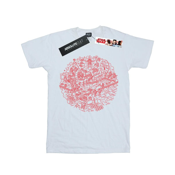 Star Wars Girls Christmas Death Star Cotton T-Shirt