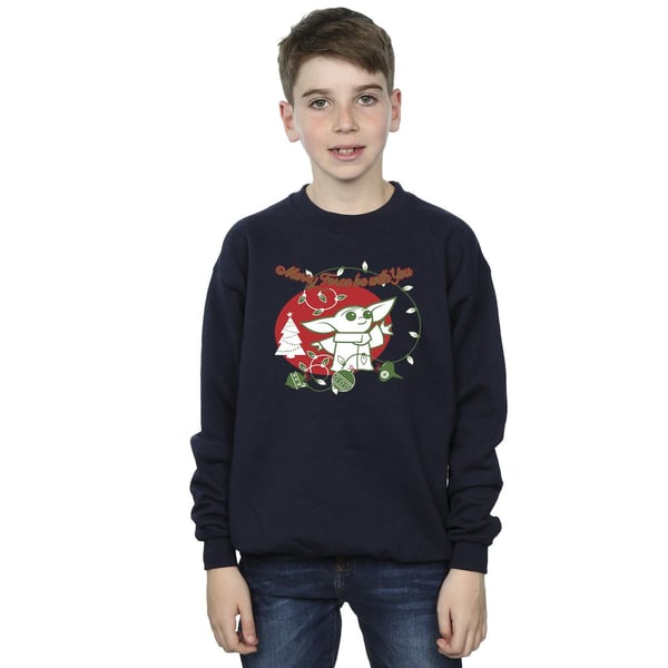 Star Wars The Mandalorian Boys Baby Yoda Force Be With You Sweatshirt