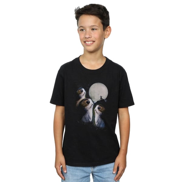 Star Wars Boys The Last Jedi Porgs Sunset T-Shirt