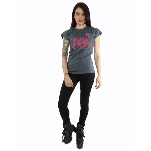 Pink Floyd Womens/Ladies Retro Logo Cotton T-Shirt