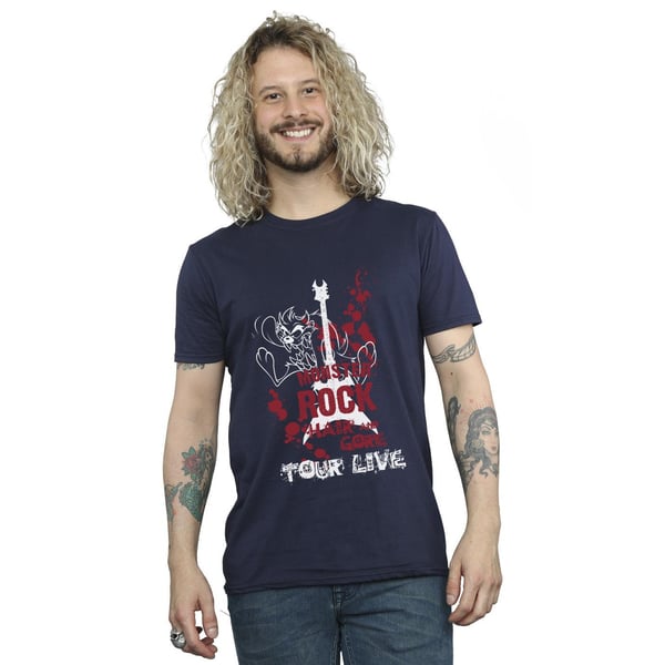 Looney Tunes Mens Taz Monster Rock T-Shirt