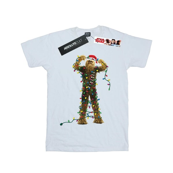 Star Wars Girls Chewbacca Christmas Lights Cotton T-Shirt