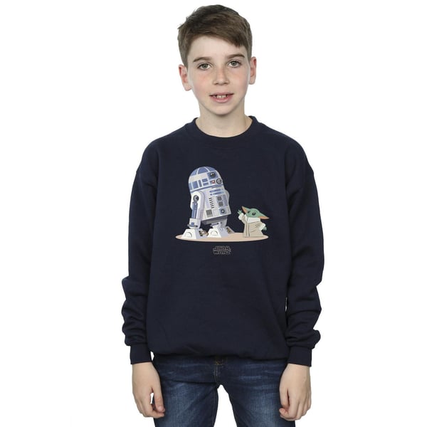 Star Wars Boys The Mandalorian R2D2 And Grogu Sweatshirt