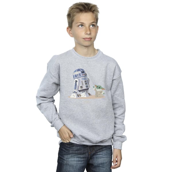 Star Wars Boys The Mandalorian R2D2 And Grogu Sweatshirt