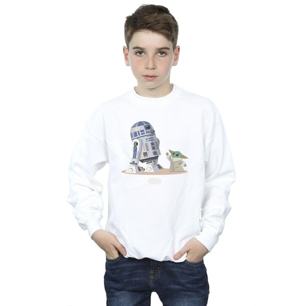 Star Wars Boys The Mandalorian R2D2 And Grogu Sweatshirt