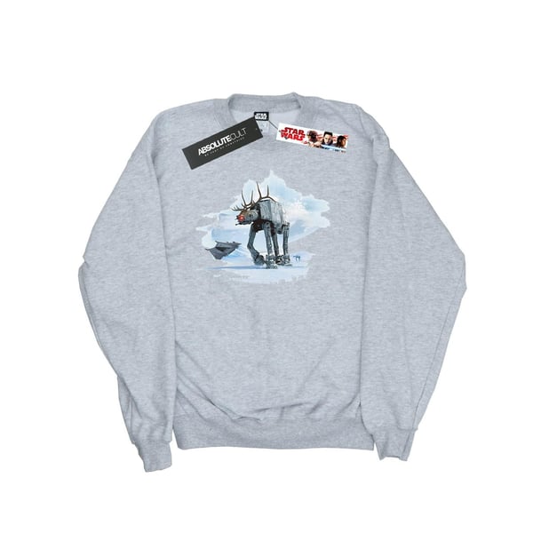 Star Wars Womens/Ladies Christmas AT-AT Reindeer Sweatshirt