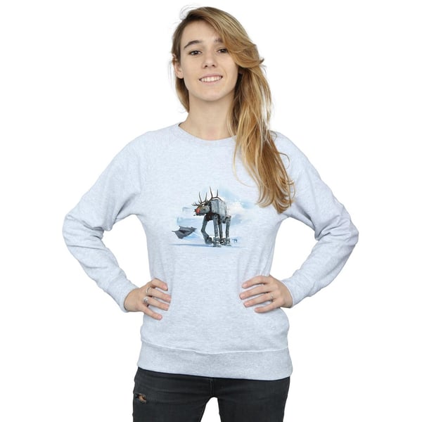 Star Wars Womens/Ladies Christmas AT-AT Reindeer Sweatshirt