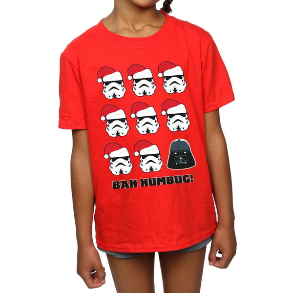 Star Wars Girls Christmas Humbug Cotton T-Shirt