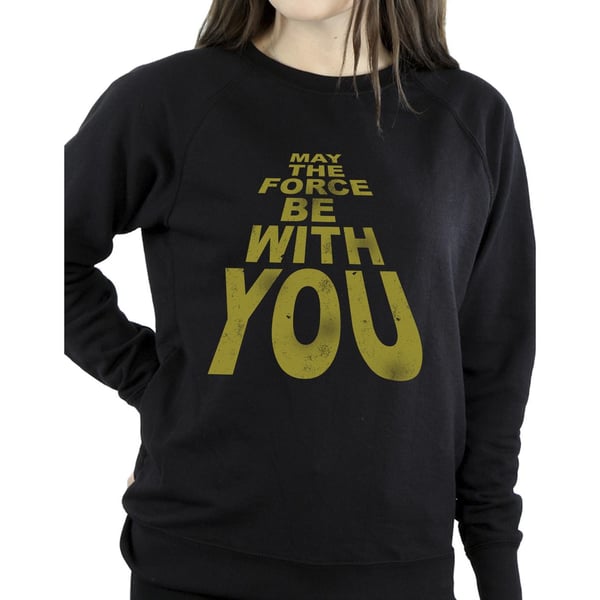 Star Wars Womens/Ladies May The Force Be With You Sweatshirt