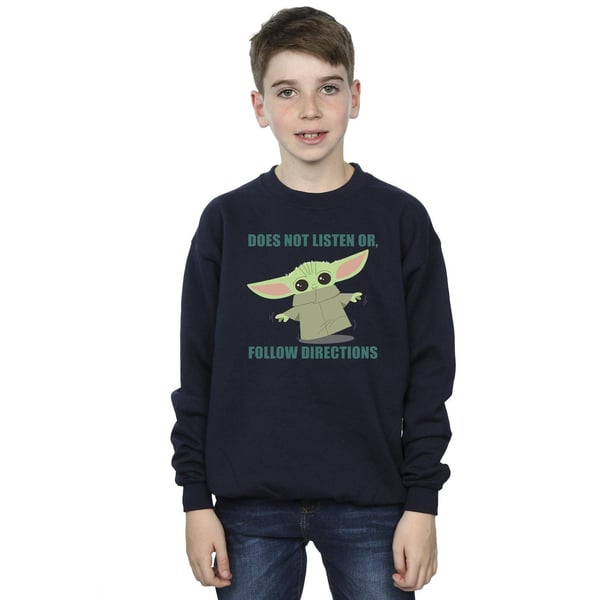 Star Wars Pojat The Mandalorian Grogu Ei Kuuntele Collegepaita
