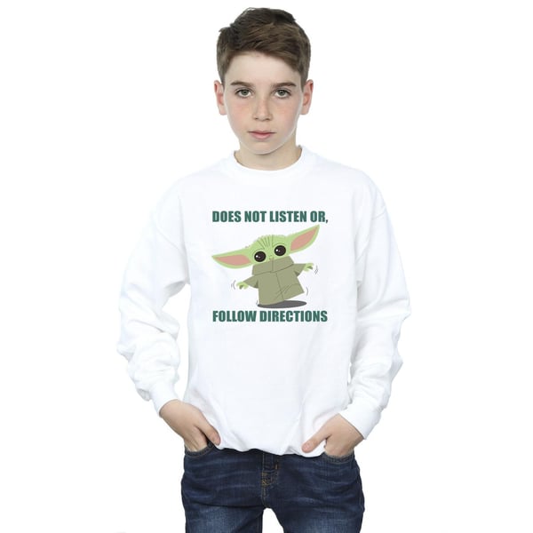 Star Wars Pojat The Mandalorian Grogu Ei Kuuntele Collegepaita