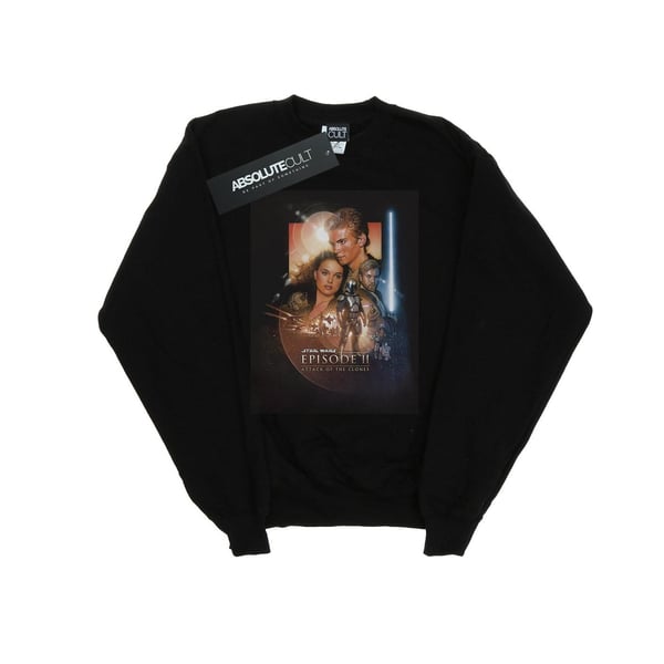 Star Wars Womens/Ladies Episode II Movie Poster Sweatshirt