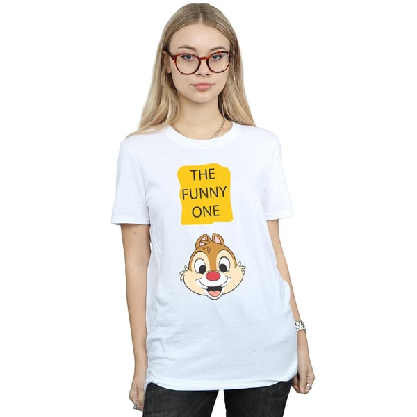 Disney Womens/Ladies Chip N Dale The Funny One Cotton Boyfriend T-Shirt