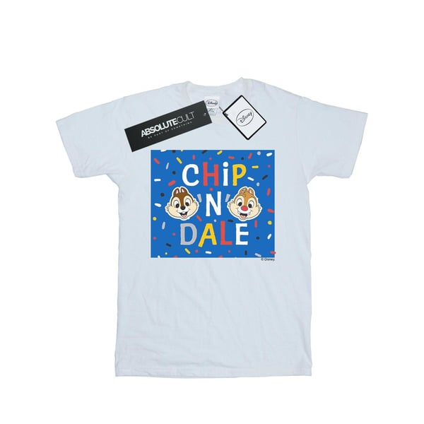 Disney Womens/Ladies Chip N Dale Blue Frame Cotton Boyfriend T-Shirt