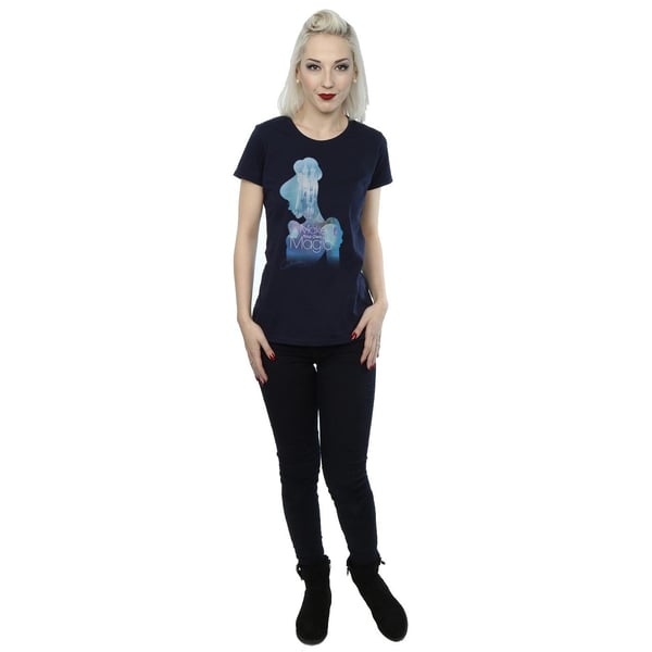 Disney Princess Womens/Ladies Cinderella Filled Silhouette Cotton T-Shirt