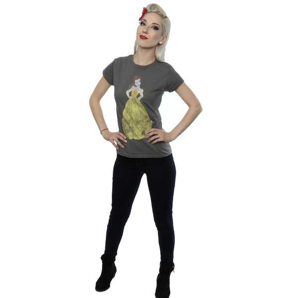 Disney Princess Womens/Ladies Classic Belle Cotton T-Shirt